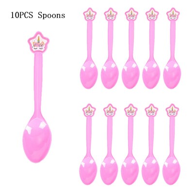 Vienradža galda piederumu komplekts Meitene Unicorn tēma Papīra krūzes Šķīvji Baloni Dekors Priecīgs fons Ballīšu piederumi Bērniem Labvēlības Dāvana