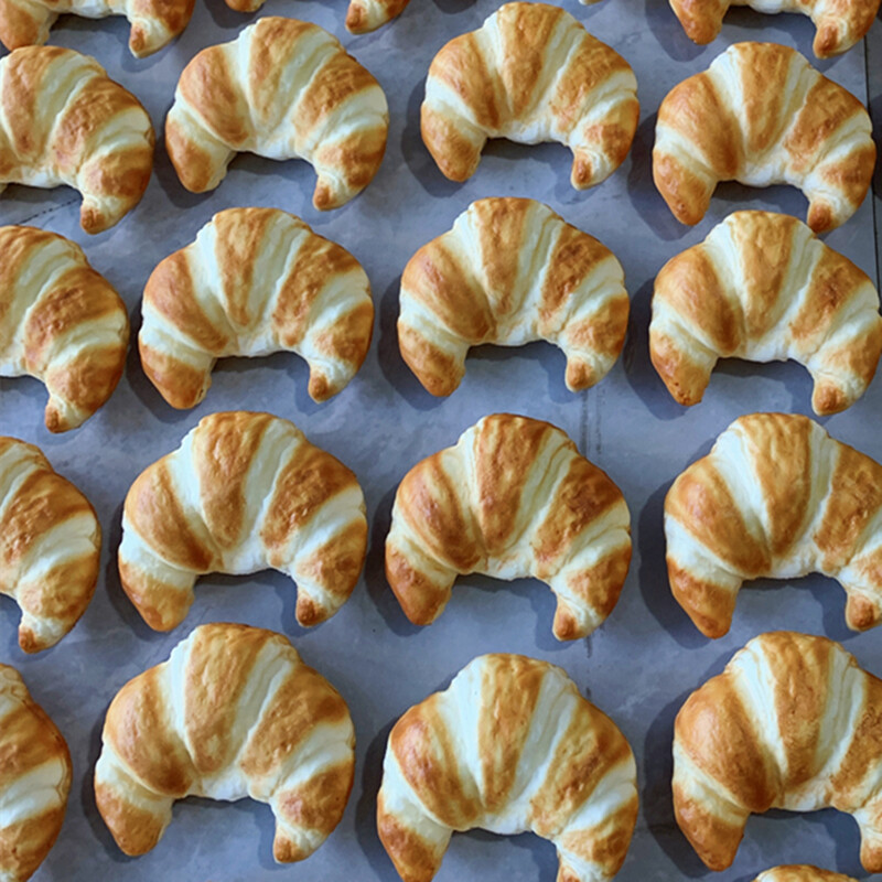 PU modeliavimas kruasanas Realistiški duonos modeliai Europietiški šarminės duonos papuošimai Papuošalai Maistas Padirbti žaislai Tortas Namų ekranas