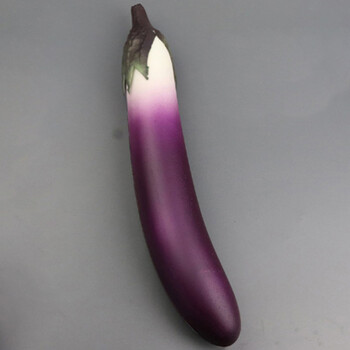 Προσομοίωση Artificial Eggplants Fake Vegetable Lifelike Artificial Eggplants Photo Props Vegetable Food Model Διακόσμηση σπιτιού