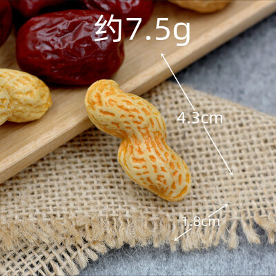 5GB simulācijas valriekstu jujube viltus riekstu mākslīgā zemesriekstu pārtikas modelis kāzu logu galda rekvizīti Virtuves rotaļlietas mājas dekors