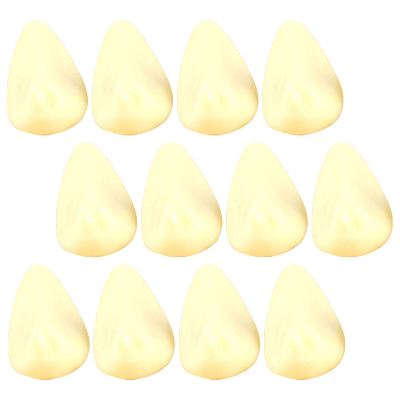 12 τμχ Προσομοίωση τεχνητού σκόρδου Διακόσμηση λαχανικών Λαχανικά Φωτογραφικά στηρίγματα Ψεύτικα μοντέλα νιφάδες φέτες γαρύφαλλα κουζίνα