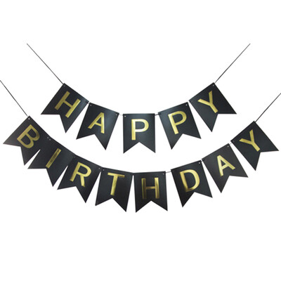 Μαύρη σειρά Gold Blocking Επιτραπέζια σκεύη μιας χρήσης Χάρτινα πιάτα Χαρτοπετσέτες Φλιτζάνια Καλαμάκια για πάρτι γενεθλίων Διακόσμηση Πρωτοχρονιάς γάμου