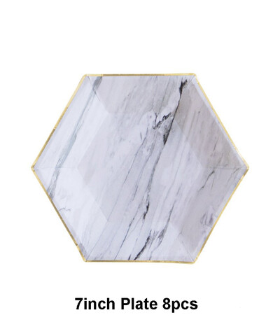 Μαύρη σειρά Gold Blocking Επιτραπέζια σκεύη μιας χρήσης Χάρτινα πιάτα Χαρτοπετσέτες Φλιτζάνια Καλαμάκια για πάρτι γενεθλίων Διακόσμηση Πρωτοχρονιάς γάμου