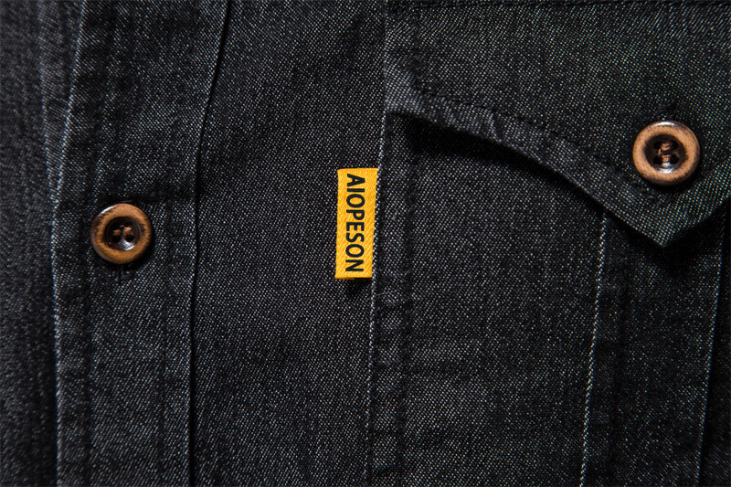 2024 Trend τζιν τοπ ανδρικό πουκάμισο χωρίς σιδέρωμα Casual μονόχρωμη ζακέτα ανδρικό μακρυμάνικο πουκάμισο χωρίς σιδέρωμα