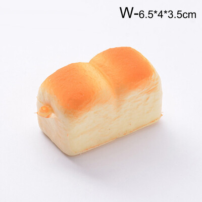 Mākslīgās maizes grauzdiņa šķēle Franču bagetes simulācija Ēdienu modelis Brokastu skatlogs Displejs Fotogrāfijas rekvizīti Mājas dekors