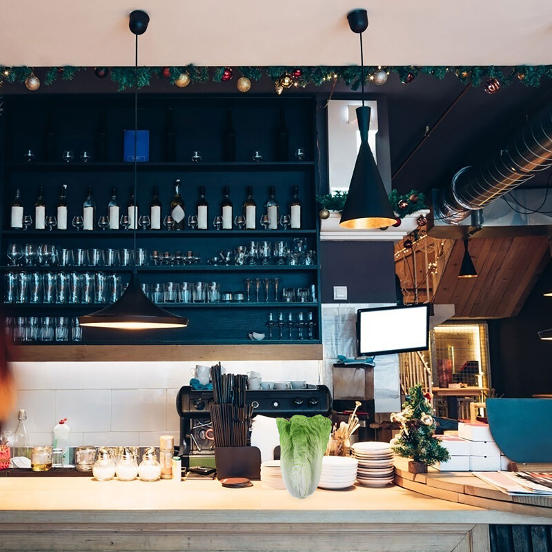 Simulēts salātu modelis Mākslīgie kāpostu dārzeņi, viltotas pārtikas rekvizīti, simulācijas miniatūrie rekvizīti