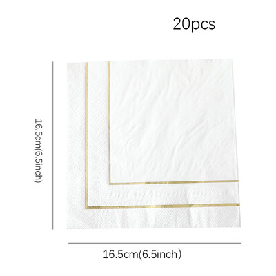 Zelta mežģīņu komplekts galda piederumi vienreizējās lietošanas papīra šķīvji krūzes salvetes dzimšanas dienas dzimumi atklāti kāzu pasākumi ballīšu dekorācijas