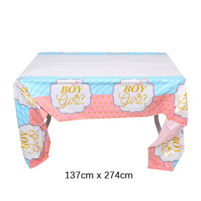 Gender Reveal Σετ σερβίτσια μιας χρήσης Διακοσμήσεις για πάρτι γενεθλίων για αγόρι ή κορίτσι χάρτινες πλάκες ντους για μωρά Φλιτζάνια μπαλόνια λάτεξ