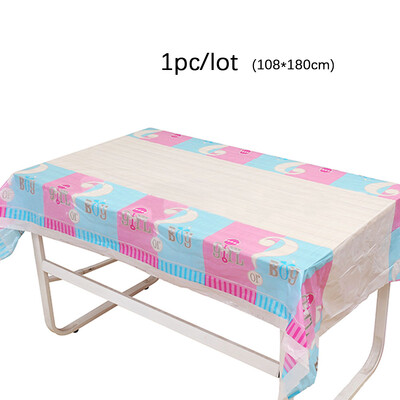 Gender Reveal Σετ σερβίτσια μιας χρήσης Διακοσμήσεις για πάρτι γενεθλίων για αγόρι ή κορίτσι χάρτινες πλάκες ντους για μωρά Φλιτζάνια μπαλόνια λάτεξ