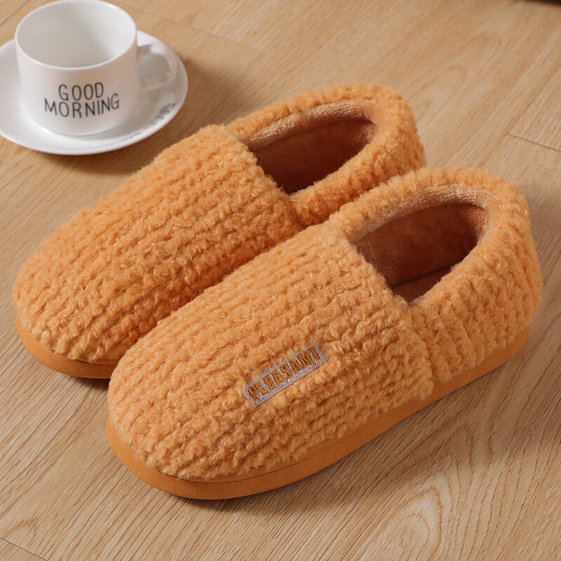 Ziemas soma Sieviešu augstpapēžu kokvilnas čības ar biezu zoli slēgtu siltu pāris ziemas kokvilnas čības vīriešiem Sākums