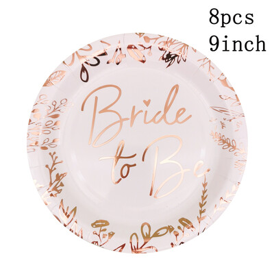 bride to be Επιτραπέζια σκεύη μιας χρήσης χαρτοπετσέτες πιάτα φλιτζάνια γάμου νυφικό ντους διακόσμηση πάρτι κοτέτσι βραδινό πάρτι προμήθειες τραπεζιού