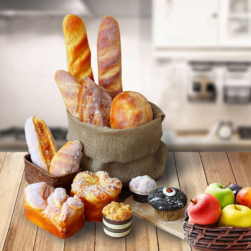 Mesterséges kenyér szimuláció francia bagett konyha lakberendezési modellek kirakati díszek bemutató fotózás kellékek kiegészítők