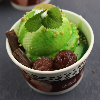 Imitēta saldējuma modeļa konusa deserta šokolādes saldējuma veikala dekorēšana viltotu augļu saldējuma rekvizītu dekorācijas modelis DIY