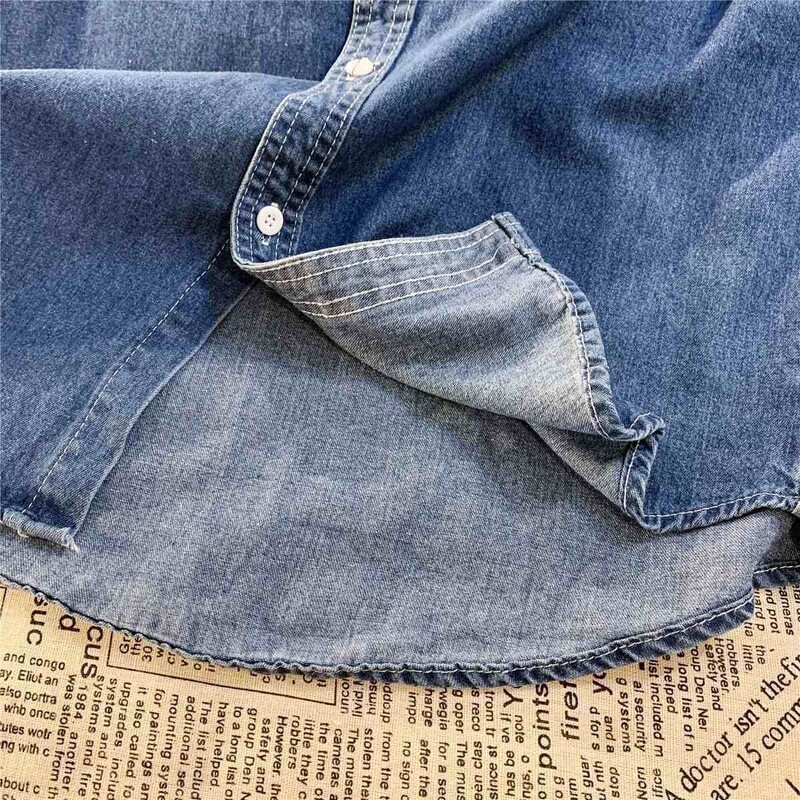 Ιαπωνικό βαμβακερό ανδρικό τζιν πουκάμισο Μοντέρνο streetwear μόδας All-match Λεπτό τζιν μπουφάν Άνοιξη φθινόπωρο casual ανδρικά πουκάμισα C25