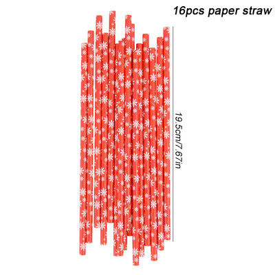 Priecīgus Ziemassvētku tematiskās ballītes Vienreizējās lietošanas galda piederumu komplekts Papīra šķīvji Salvetes Krūzes Galdauts Salmiņi Ziemassvētku ballītes dekors 2024 Jaunais gads