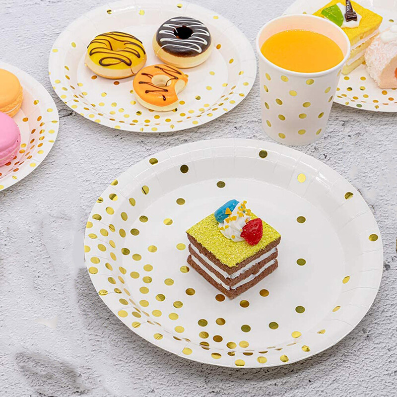 Golden Dot eldobható evőeszközök