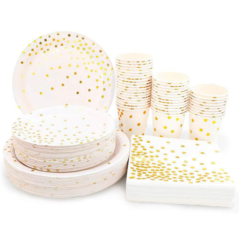 Golden Dot eldobható evőeszközök