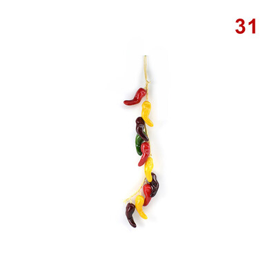 Mesterséges szimuláció Élelmiszer Zöldség Hamis chili paprika fotózás kellékek Otthoni szoba fali dekoráció