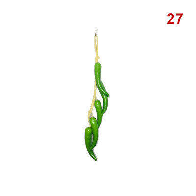 Mesterséges szimuláció Élelmiszer Zöldség Hamis chili paprika fotózás kellékek Otthoni szoba fali dekoráció