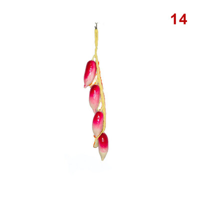 Mesterséges szimuláció Élelmiszer Zöldség Hamis chili paprika fotózás kellékek Otthoni szoba fali dekoráció