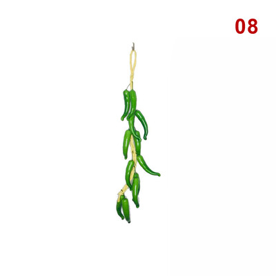 Mesterséges szimuláció Élelmiszer Zöldség Hamis chili paprika fotózás kellékek Otthoni szoba fali dekoráció