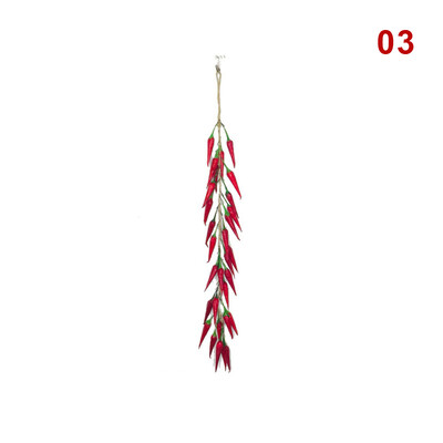 Mesterséges szimuláció Élelmiszer Zöldség Hamis chili paprika fotózás kellékek Otthoni szoba fali dekoráció