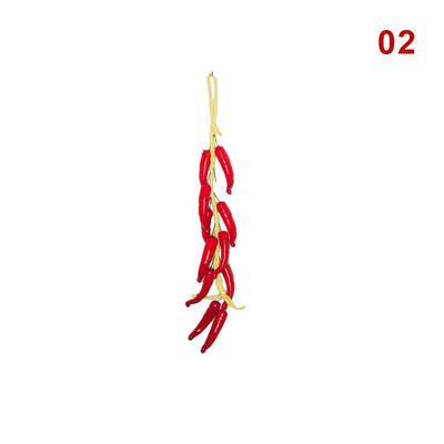 Mesterséges szimuláció Élelmiszer Zöldség Hamis chili paprika fotózás kellékek Otthoni szoba fali dekoráció