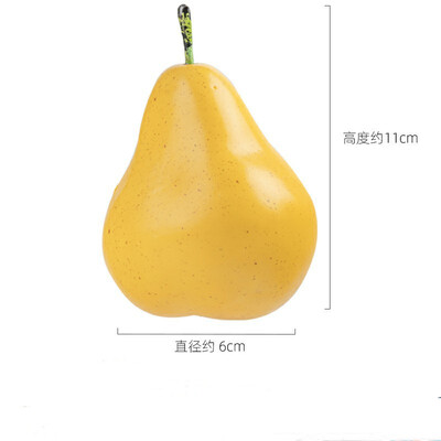 Επίδειξη φαγητού ψεύτικο αχλάδι τεχνητού φρούτου για διακόσμηση πάρτι σπιτιού κουζίνας Φωτογραφικά στηρίγματα Προβολή βιτρίνας φρούτων