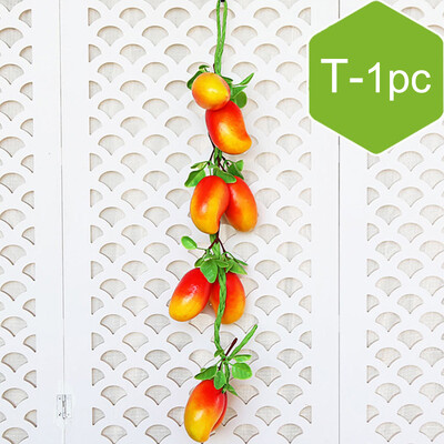 Simulation Fruit String κολοκύθας Halloween Διακοσμήσεις Φωτογραφίας στηρίγματα Τεχνητά λαχανικά Φρούτα κρεμαστά Φθινοπωρινή διακόσμηση σπιτιού