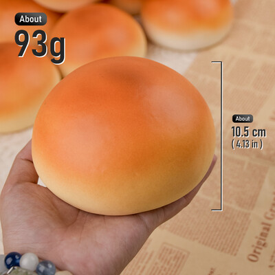 Mantou-Squishy stresszoldó játék, aranyos kínai nagy, puha, lassan kelő sajt, többféle színben kapható, 1 db