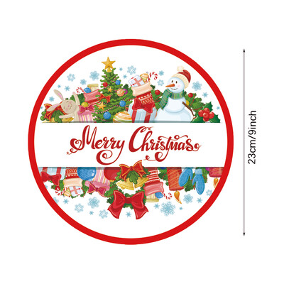 Καλά Χριστουγεννιάτικα σερβίτσια μιας χρήσης Χριστουγεννιάτικο πάρτι Κόκκινα χάρτινα πιάτα Κύπελλα χαρτοπετσέτες Πανό Χριστουγεννιάτικη διακόσμηση 2024 Navidad Δώρο