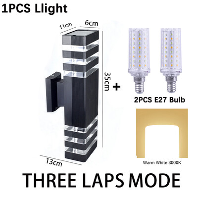 Dekora sienas lampa DIY spuldze E27 āra dārza kāpņu durvis ūdensnecaurlaidīgas aplikācijas lampas Gaismas ķermeņi Sadzīves tehnika Sienas LED gaismas