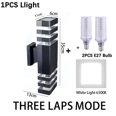 Dekora sienas lampa DIY spuldze E27 āra dārza kāpņu durvis ūdensnecaurlaidīgas aplikācijas lampas Gaismas ķermeņi Sadzīves tehnika Sienas LED gaismas