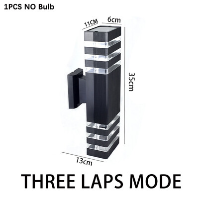 Dekora sienas lampa DIY spuldze E27 āra dārza kāpņu durvis ūdensnecaurlaidīgas aplikācijas lampas Gaismas ķermeņi Sadzīves tehnika Sienas LED gaismas