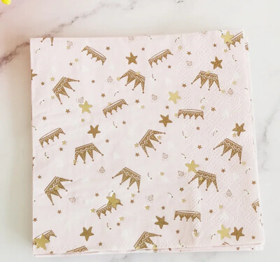 8 τμχ Ροζ Κάστρο Crown Princess Party Decor Χαρτοπετσέτες πιάτων για πιάτα Μίας χρήσης Πιάτα από χαρτί Γενέθλια Μπομπονιέρες Νύφης Προμήθειες