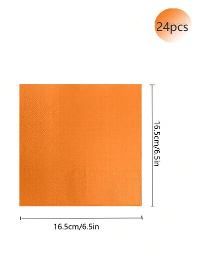 Oranži papīra šķīvji Ķirbju oranži cieti apaļi ballīšu šķīvji 9/7 collas rudens krāsu vienreizlietojamie vakariņu desertu šķīvji