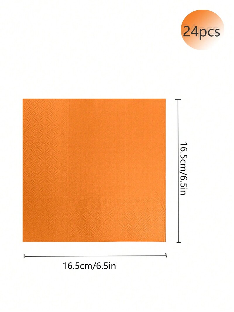 Oranži papīra šķīvji Ķirbju oranži cieti apaļi ballīšu šķīvji 9/7 collas rudens krāsu vienreizlietojamie vakariņu desertu šķīvji