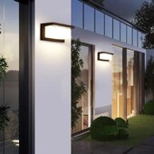 LED sieninės lempos šviesa AC85-265V 16W judesio radaro jutiklis šalta balta šilta balta ABS vandeniui atsparus modernus skirtas vidaus lauko namų dekoravimui