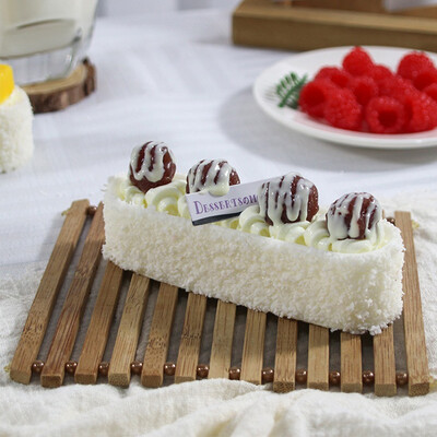 1 vnt. imitacinis pyragas netikros vaisių duonos modelis Šveicariško suktinuko parduotuvės langas namų šaldytuvo dekoras Maisto fotografijos rekvizitai Rudens dekoras