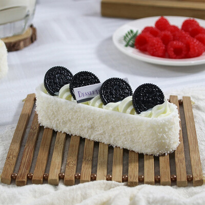 1 vnt. imitacinis pyragas netikros vaisių duonos modelis Šveicariško suktinuko parduotuvės langas namų šaldytuvo dekoras Maisto fotografijos rekvizitai Rudens dekoras