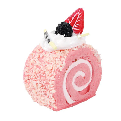 1 vnt. imitacinis pyragas netikros vaisių duonos modelis Šveicariško suktinuko parduotuvės langas namų šaldytuvo dekoras Maisto fotografijos rekvizitai Rudens dekoras