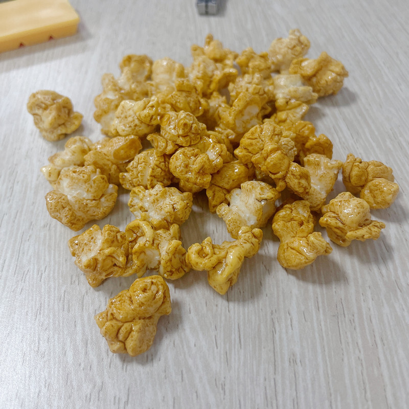 Imituoti karameliniai kukurūzų spragėsiai Dim sum užkandžių modelis maisto patiekalų dekoravimas vakarėlio dekoravimas šaudymo rekvizitai vaikiški žaislai
