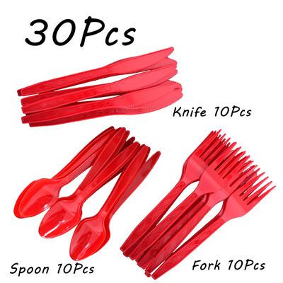 Boružėlės vakarėlio reikmenys Lėkštės Puodeliai Servetėlės Balionai Stalo reikmenų rinkinys Gimtadienio papuošalai Juodi raudoni taškeliai vaikiškas dušas