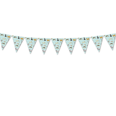 Šunų tematikos gimtadienio vakarėlio reikmenys Šuns formos vakarienės lėkštės, puodeliai, servetėlės Šunų tematikos vakarėlio indų rinkinys