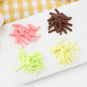 Netikras mini vaflių šokoladinis biskvitas, imitacinis maistas, fotografijos reikmenys, namų amatų dekoravimas, 100 vnt.