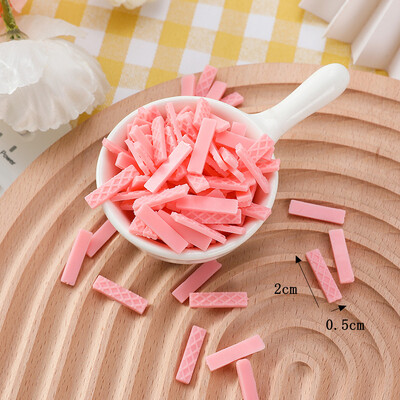 Netikras mini vaflių šokoladinis biskvitas, imitacinis maistas, fotografijos reikmenys, namų amatų dekoravimas, 100 vnt.