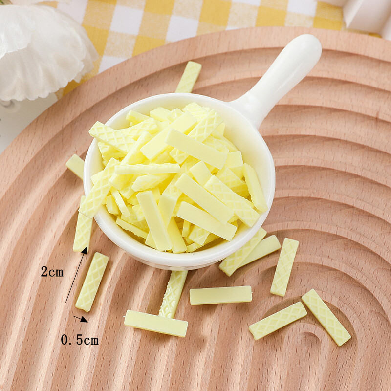 Netikras mini vaflių šokoladinis biskvitas, imitacinis maistas, fotografijos reikmenys, namų amatų dekoravimas, 100 vnt.