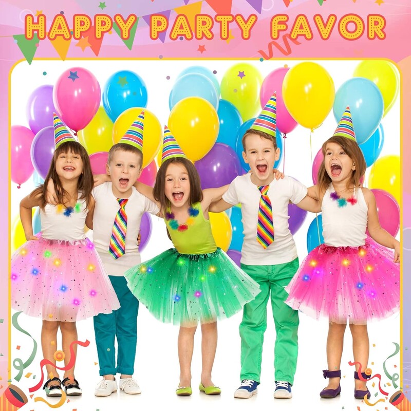 LED-es világító tutu szoknya flitterek csillagok balett tüll tutu szoknyák táncelőadás szoknya női lányoknak Halloween jelmez