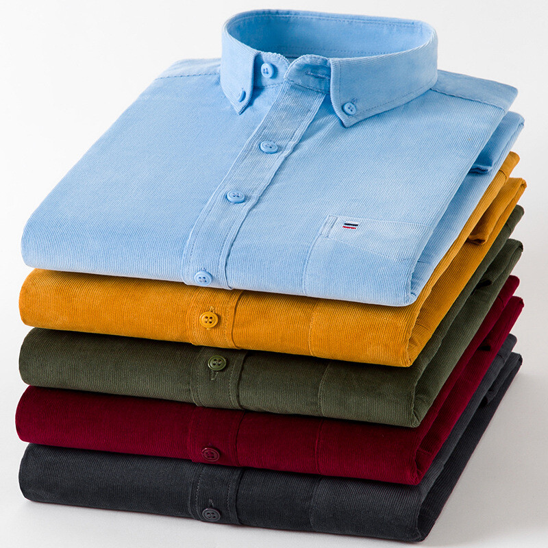 100% kokvilnas liela izmēra 7XL velveta krekls vīriešu ikdienas kleitu krekli ar garām piedurknēm, biznesa kleitu krekli vīriešiem, ērta kabata