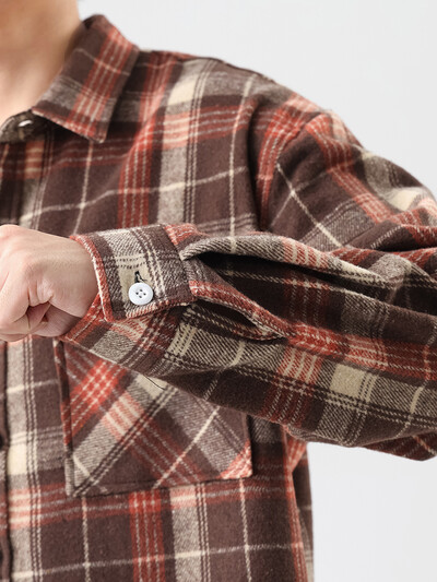 Lielizmēra 8xl 7xl rūtains krekls Vīriešu ziemas biezi vintage flaneļa garām piedurknēm liela izmēra 6xl brīvi vīriešu ikdienas maigi kleitu krekli